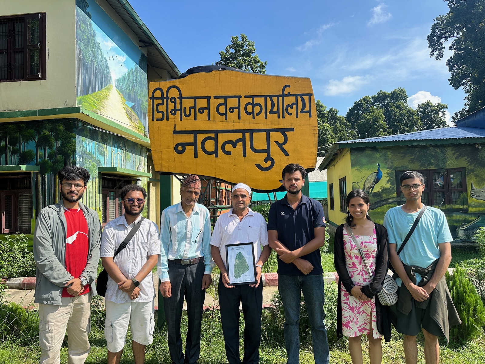 Handover at the Division Forest Office, Nawalpur